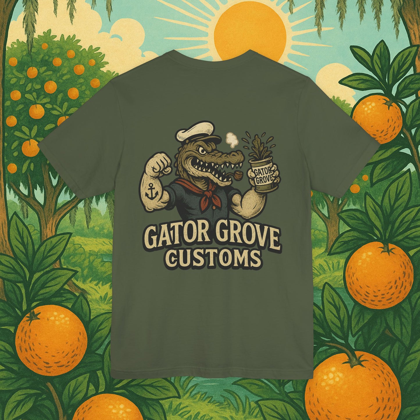 "Chomp the Gator Man" - Custom Tee