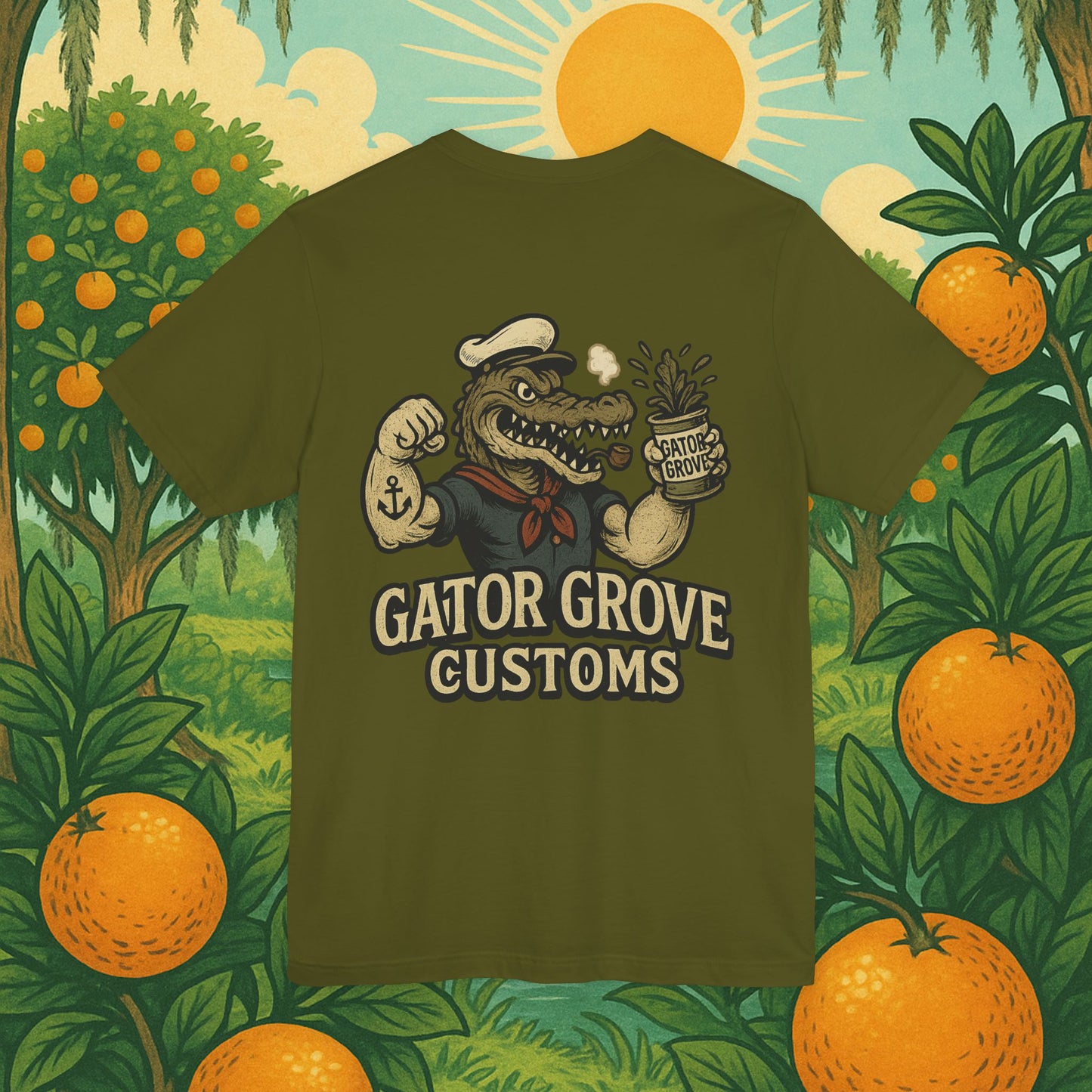 "Chomp the Gator Man" - Custom Tee