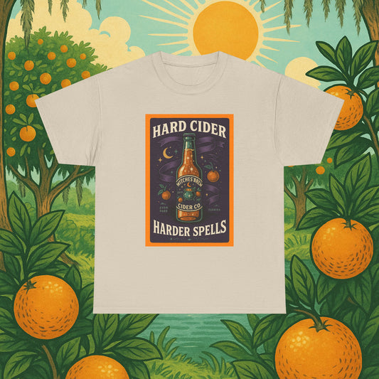 "Hard Cider Harder Spells" Unisex Tee