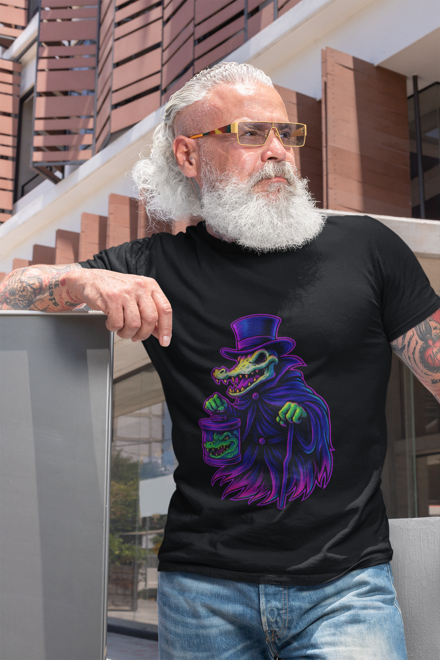 "Hat Box Gator" - Unisex Shirt