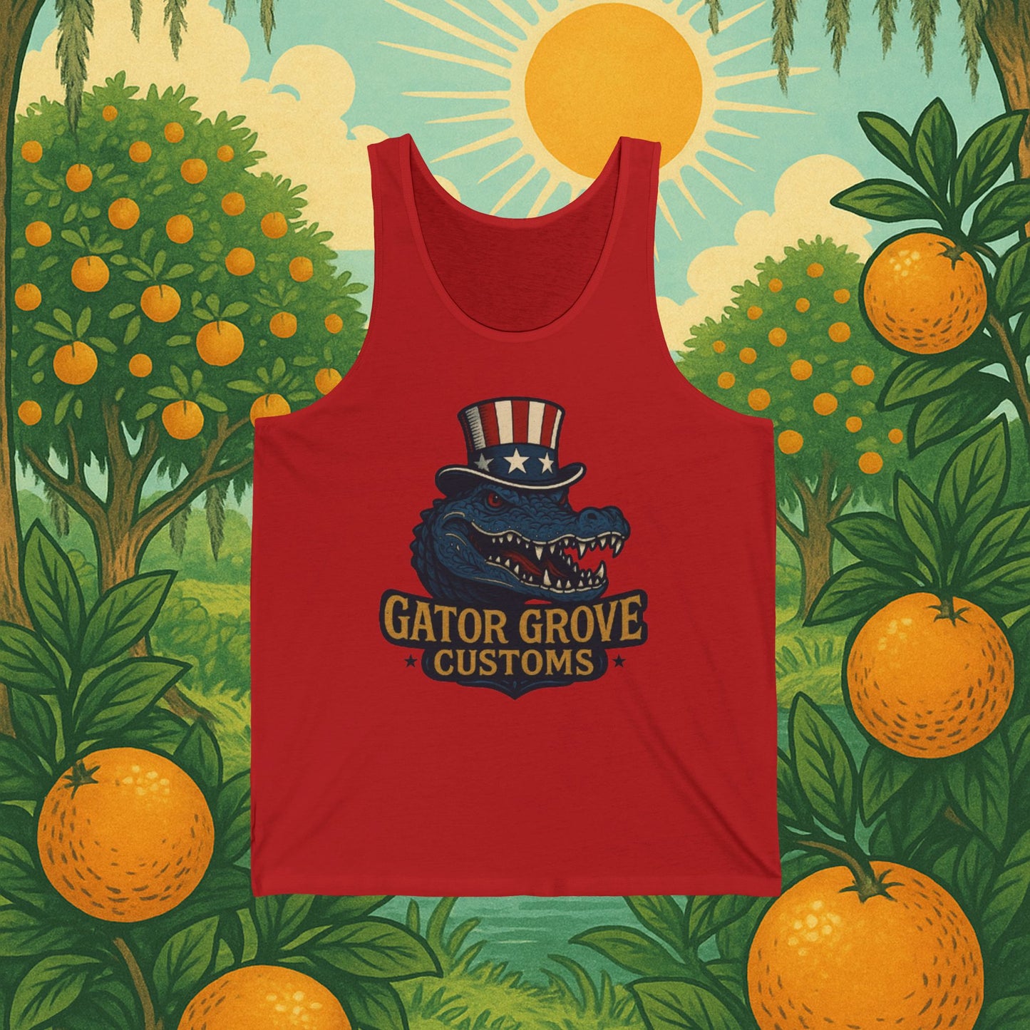 Gator Grove Customs Unisex Jersey Tank Top