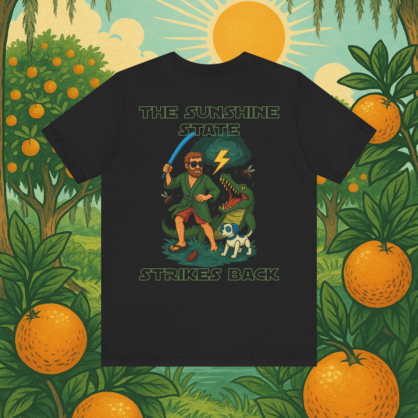 The Sunshine State Strikes Back - Gator Grove Customs Florida Hero Tee