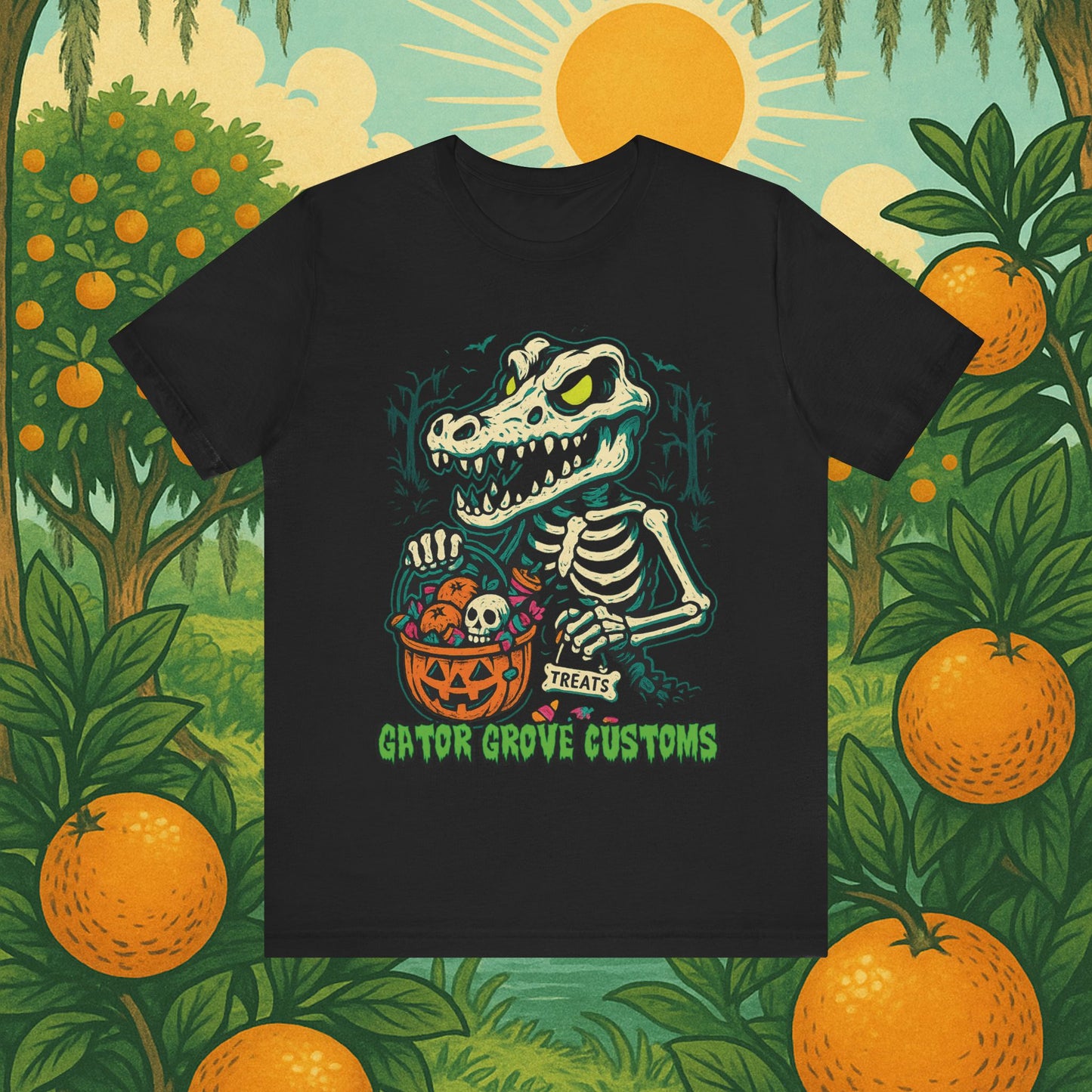 Gator Grove Customs Trick or Teeth shirt