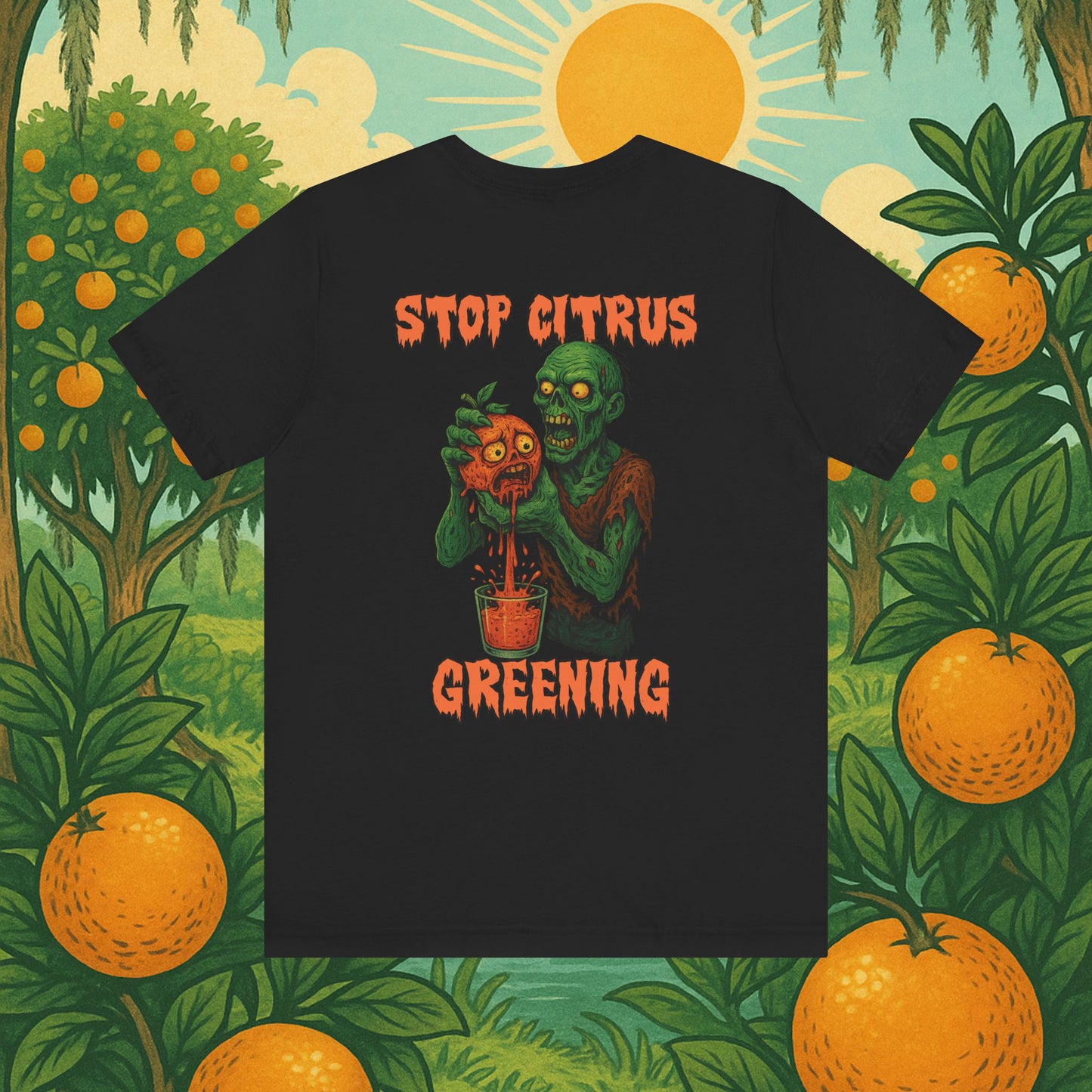 "Stop Citrus Greening" Florida Farm Tee - Save Florida Farms X Gator Grove Customs