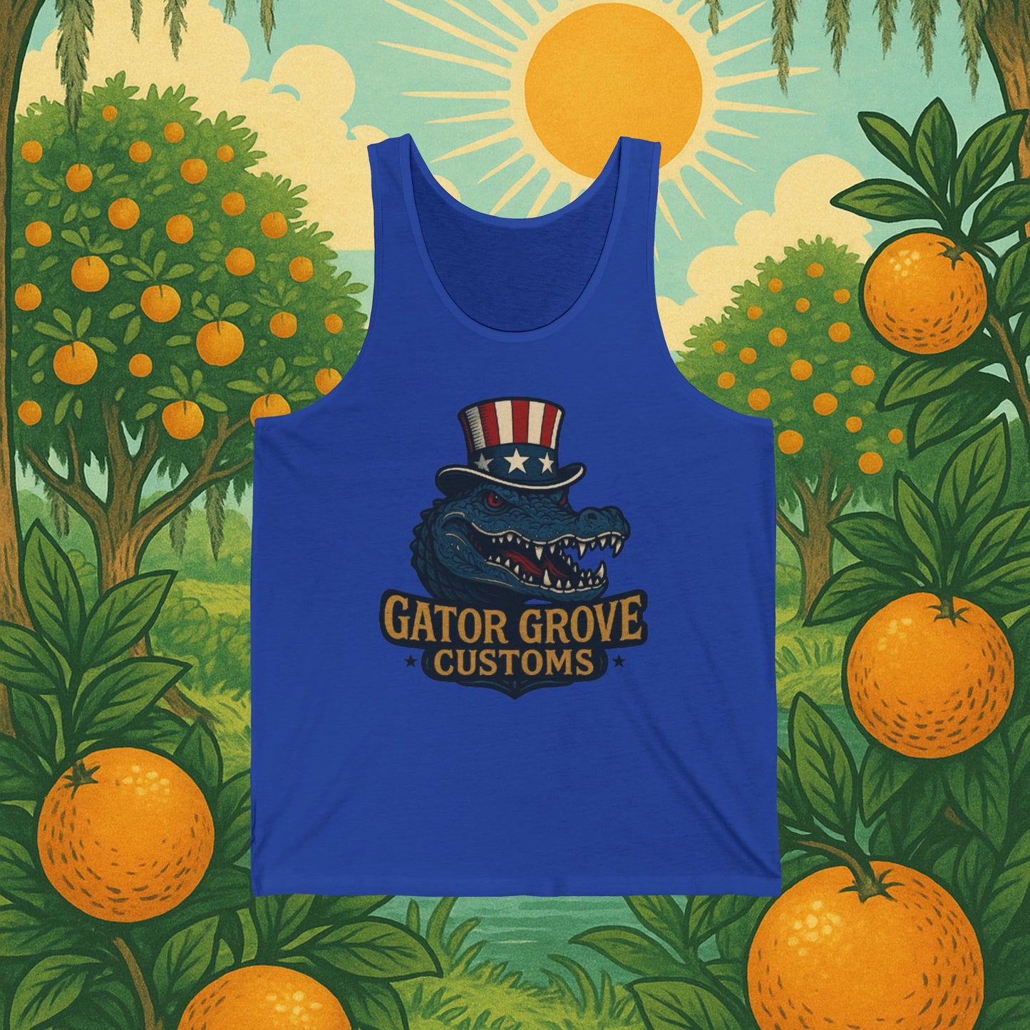 Gator Grove Customs Unisex Jersey Tank Top