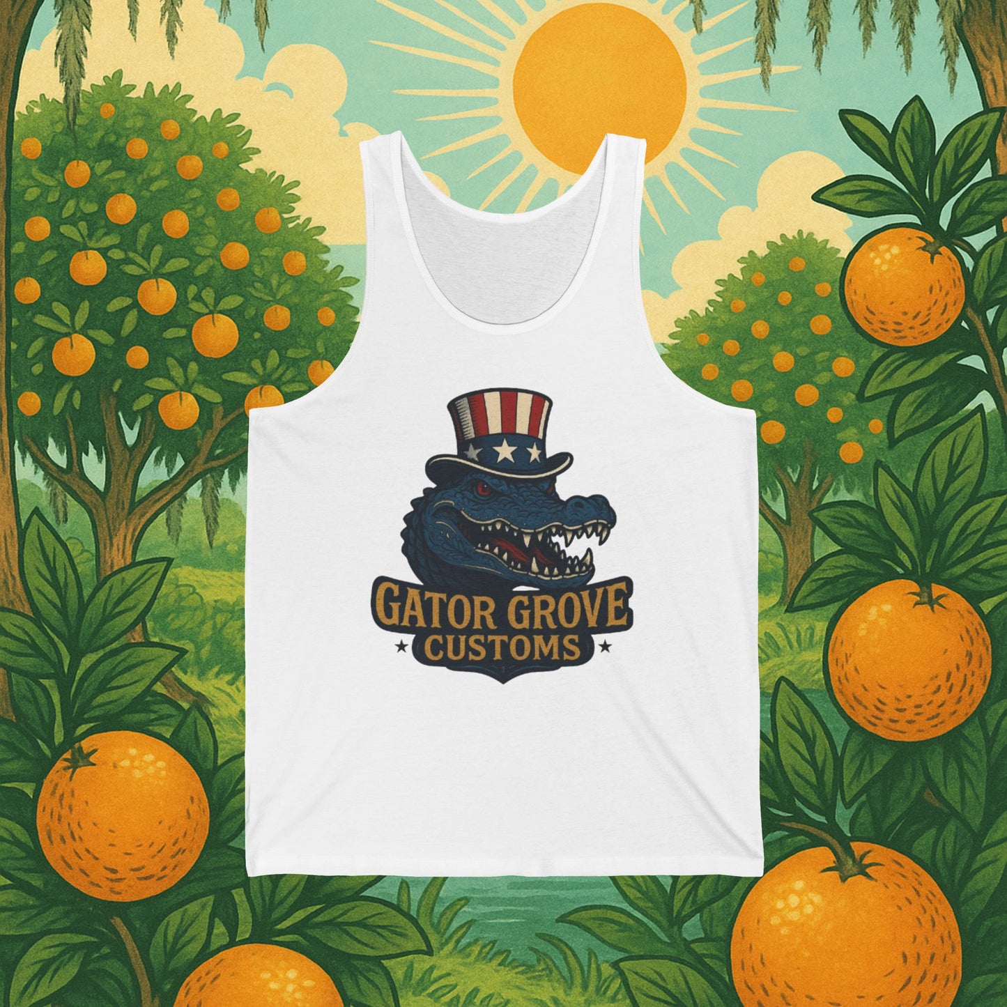 Gator Grove Customs Unisex Jersey Tank Top