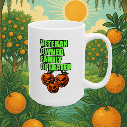 Día De Los Muertos Gator Grove Customs Family Ceramic Mug (15oz.)